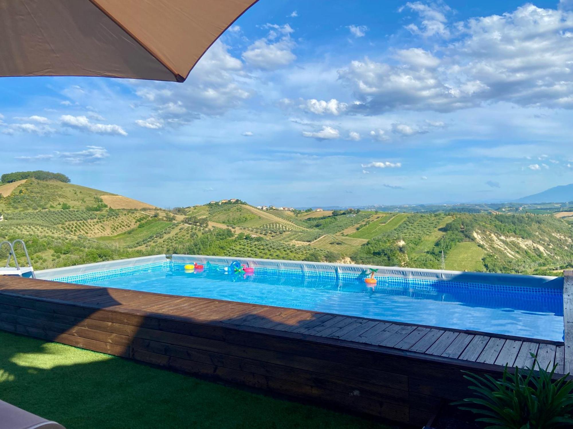 Bed And Adventure Tramontana Resort - Camera Vista Castilenti 外观 照片