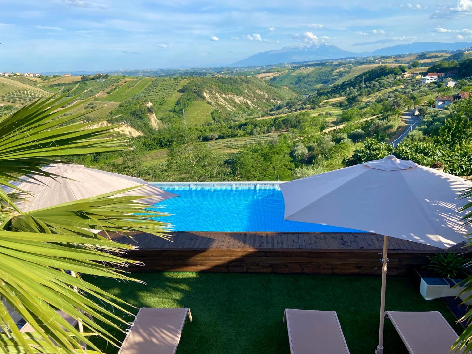 Bed And Adventure Tramontana Resort - Camera Vista Castilenti 外观 照片