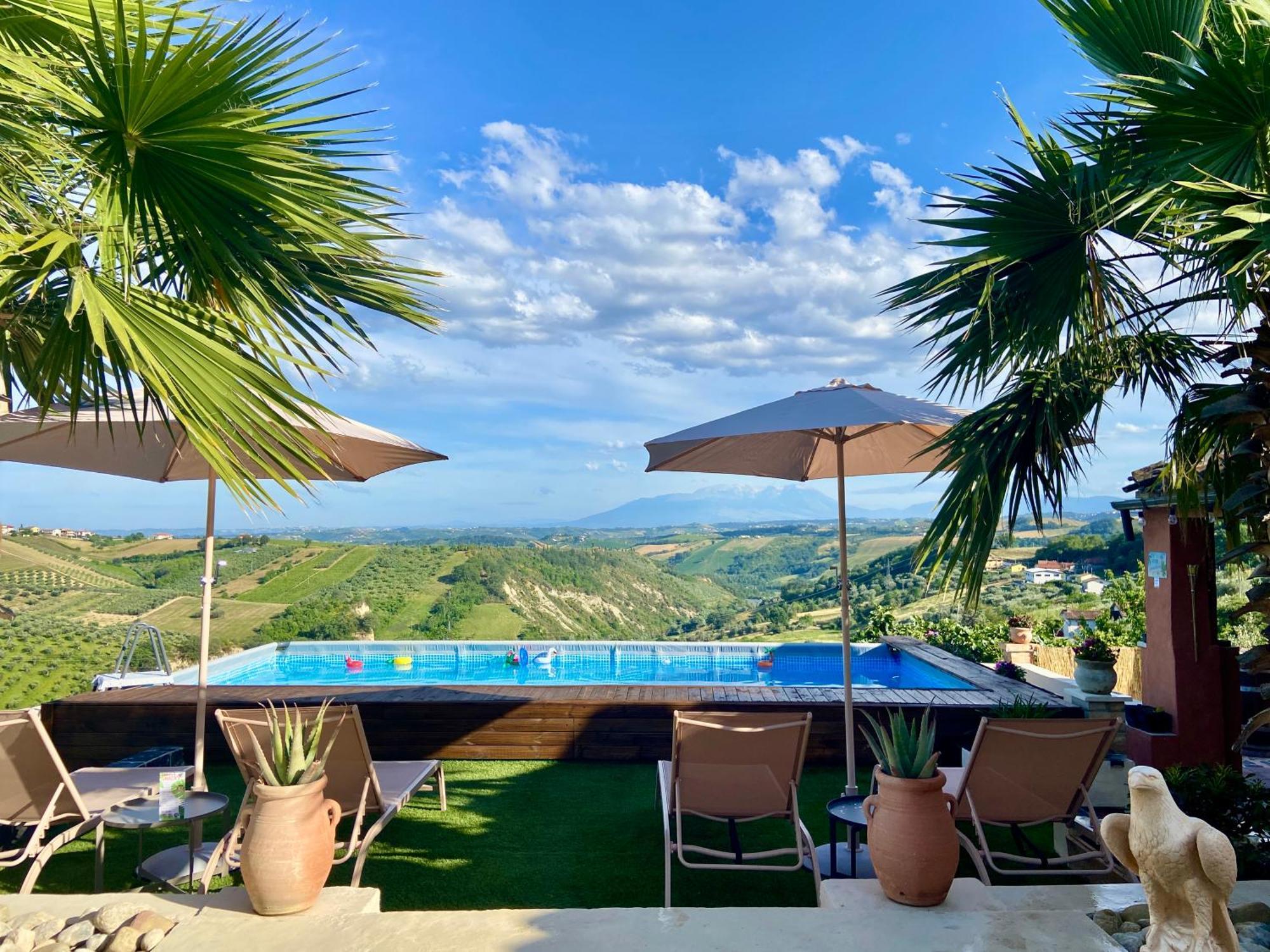 Bed And Adventure Tramontana Resort - Camera Vista Castilenti 外观 照片